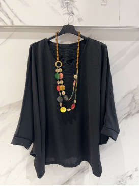 Top oversized col rond...