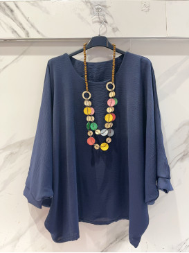 Top oversized col rond...