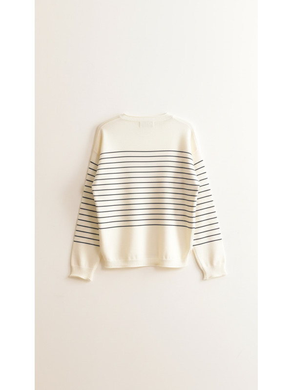 Pull marinière "homard"