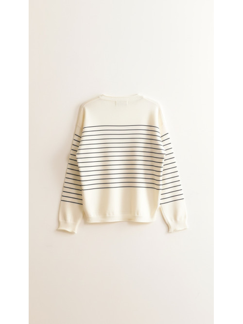 Pull marinière "homard"