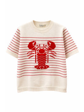 Pull marinière "homard"...