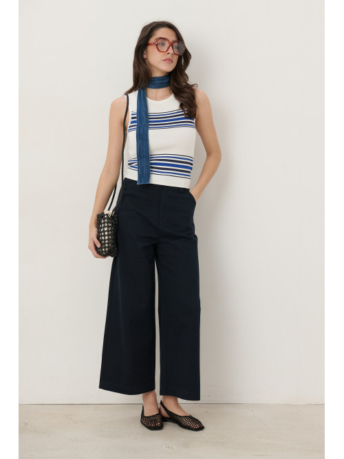 Pantalon 7/8ème large