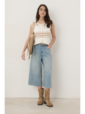 Jean "culotte" ample taille...