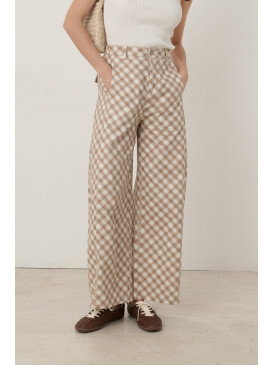 Pantalon wide leg taille...