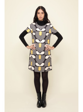 Robe rétro 70's motifs...
