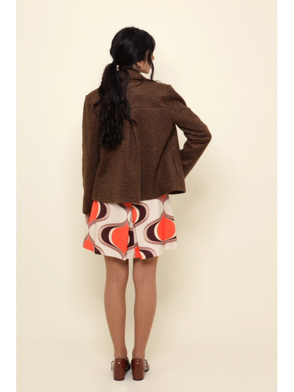 Jupe courte imprimé seventies