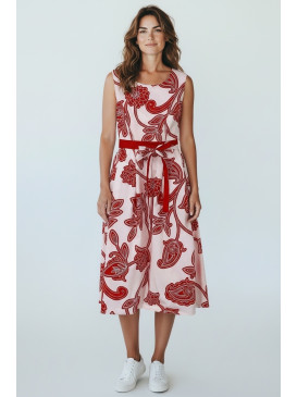 Robe midi imprimé floral...