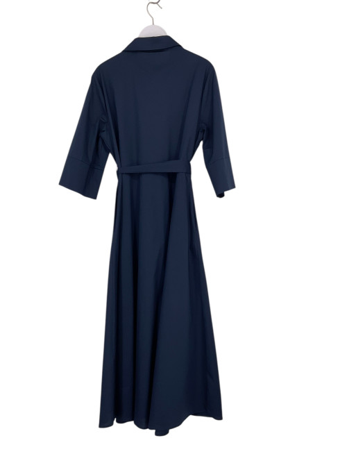 Robe chemise midi manches 3/4