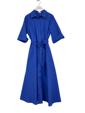 Robe chemise midi manches...