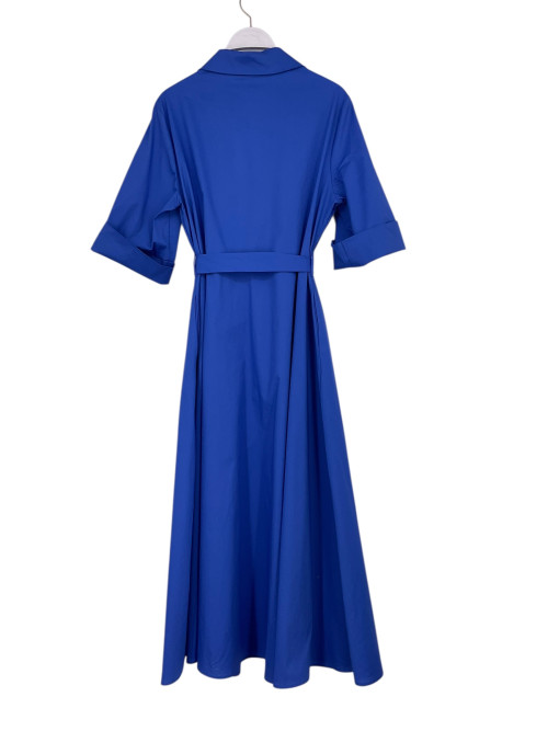 Robe chemise midi manches 3/4