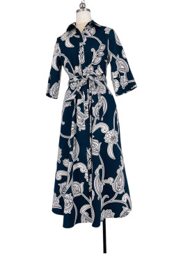 Robe chemise longue...