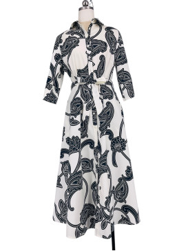 Robe chemise longue...