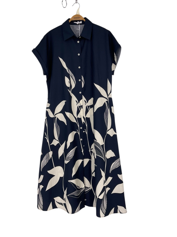 Robe chemise longue imprimée