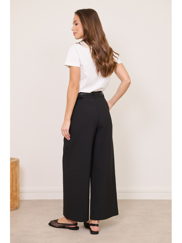 Pantalon wide leg taille haute