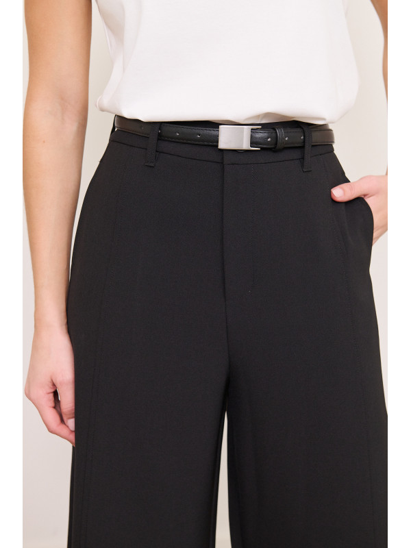 Pantalon wide leg taille haute