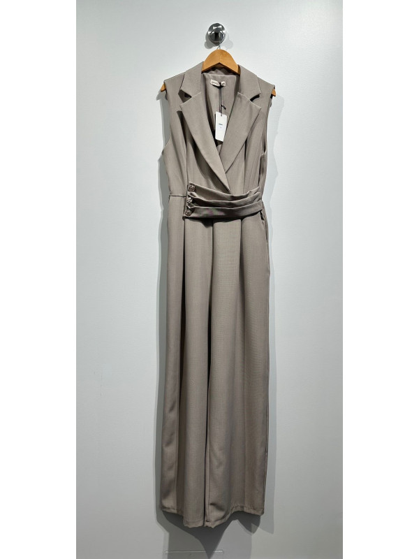 Combinaison-pantalon col tailleur
