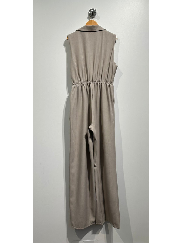 Combinaison-pantalon col tailleur
