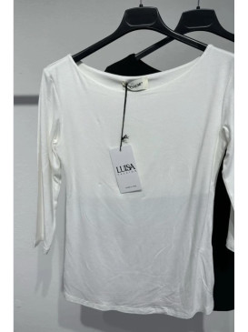 T-shirt manches 3/4 - Blanc