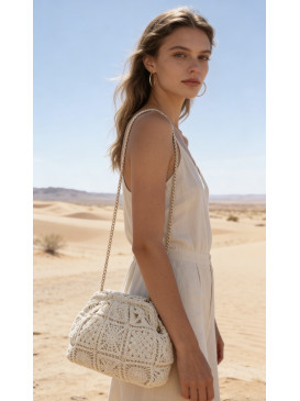 Sac bourse en crochet et...