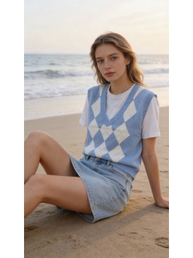 Pull 2 en 1 t-shirt et pull...