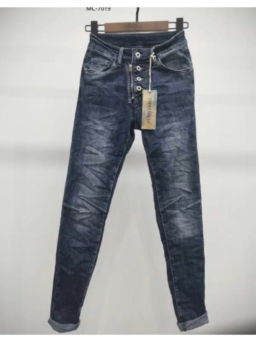 Jeans zip et boutons Melly &Co Jeans zip et boutons Melly &Co