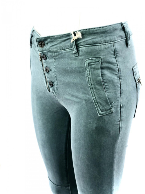Jean zip et boutons Melly & Co Jean zip et boutons Melly & Co