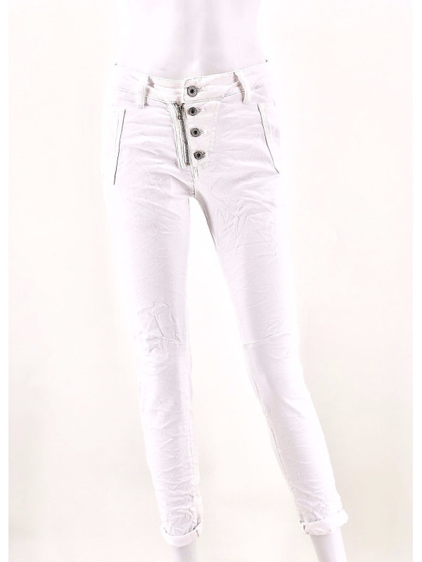 Jean zip et boutons Melly & Co