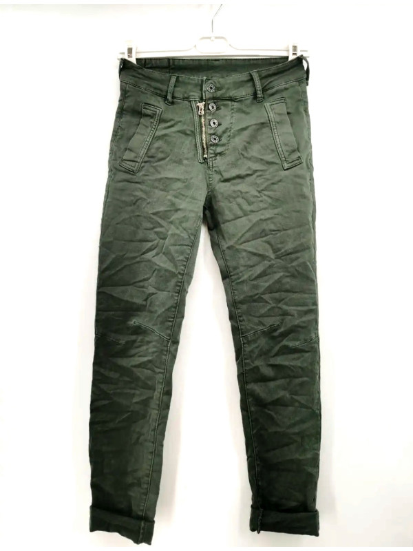 Jean zip et boutons Melly & Co
