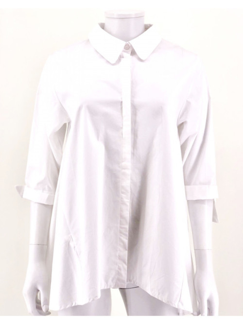 Chemise évasée en popeline de coton Senes Chemise évasée en popeline de coton Senes