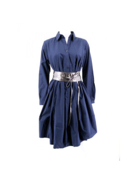 Robe parachute en popeline à manches longues Senes