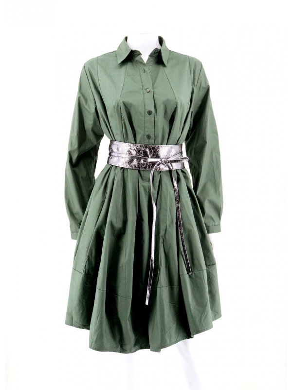Robe parachute en popeline à manches longues Senes