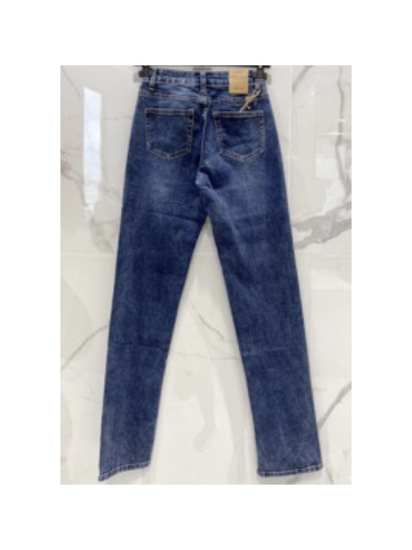 Jean's taille haute fente sur le bas Carla Giannini