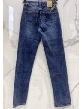 Jean's taille haute fente sur le bas Carla Giannini