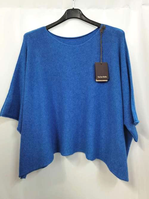 Pull Femme Crop Court Manches Larges Sans laine.