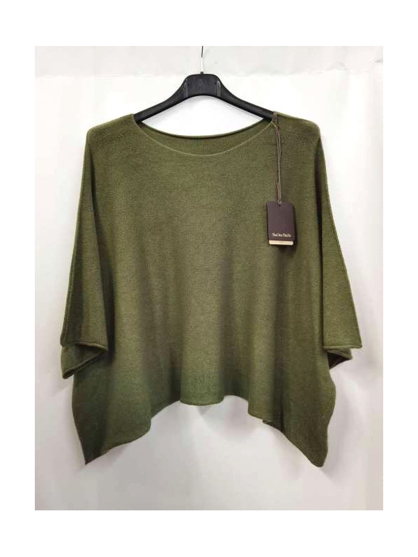 Pull Femme Crop Court Manches Larges Sans laine.