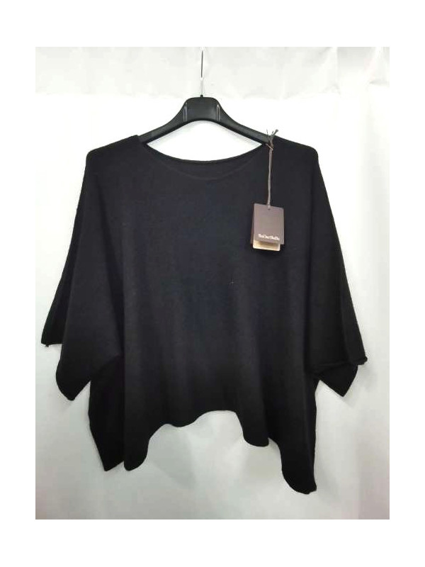 Pull Femme Crop Court Manches Larges Sans laine.