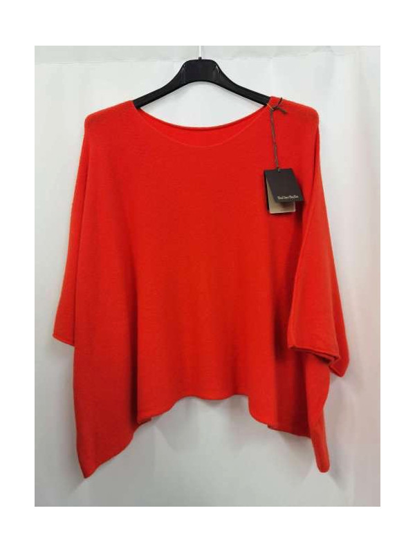 Pull Femme Crop Court Manches Larges Sans laine.