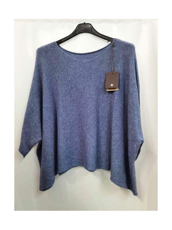 Pull Femme Crop Court Manches Larges Sans laine.