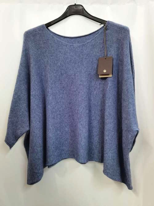 Pull Femme Crop Court Manches Larges Sans laine.