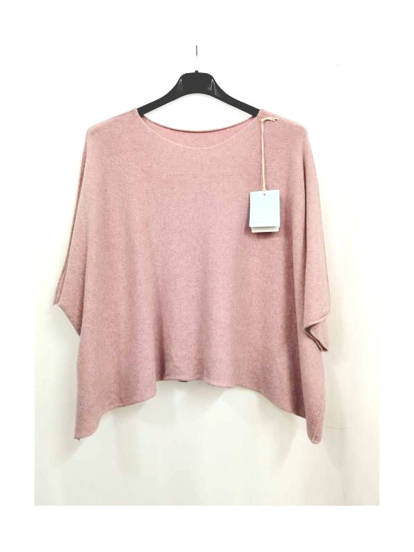 Pull Femme Crop Court Manches Larges Sans laine.