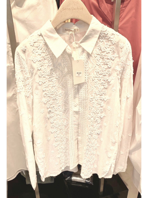 Chemise avec broderies sur le devant Senes Chemise avec broderies sur le devant Senes